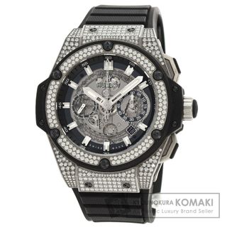 HUBLOT - HUBLOT HU701.NX.0170.RX.1704 キングパワーウニコ  ダイヤモンド 腕時計 チタニウム ラバー メンズ