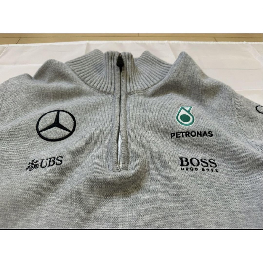 HUGO BOSS - 【F1チーム支給品】メルセデス2017ハーフジッププル HUGO BOSS - 【F1チーム支給品】メルセデス2017ハーフジッププル