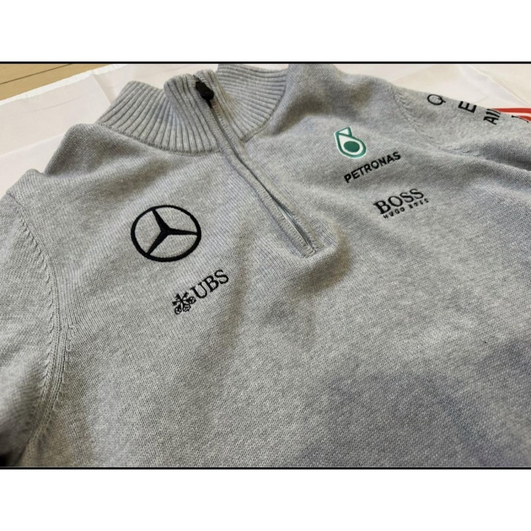 HUGO BOSS - 【F1チーム支給品】メルセデス2017ハーフジッププル HUGO BOSS - 【F1チーム支給品】メルセデス2017ハーフジッププル