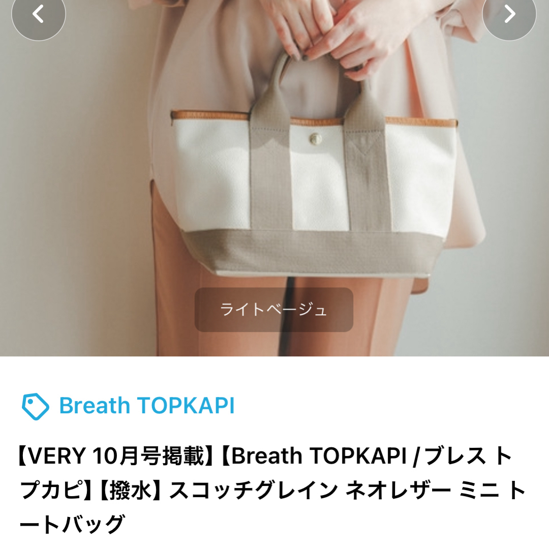 TOPKAPI(トプカピ)のTOPKAPI🔸スコッチグレイン ミニトート レディースのバッグ(トートバッグ)の商品写真