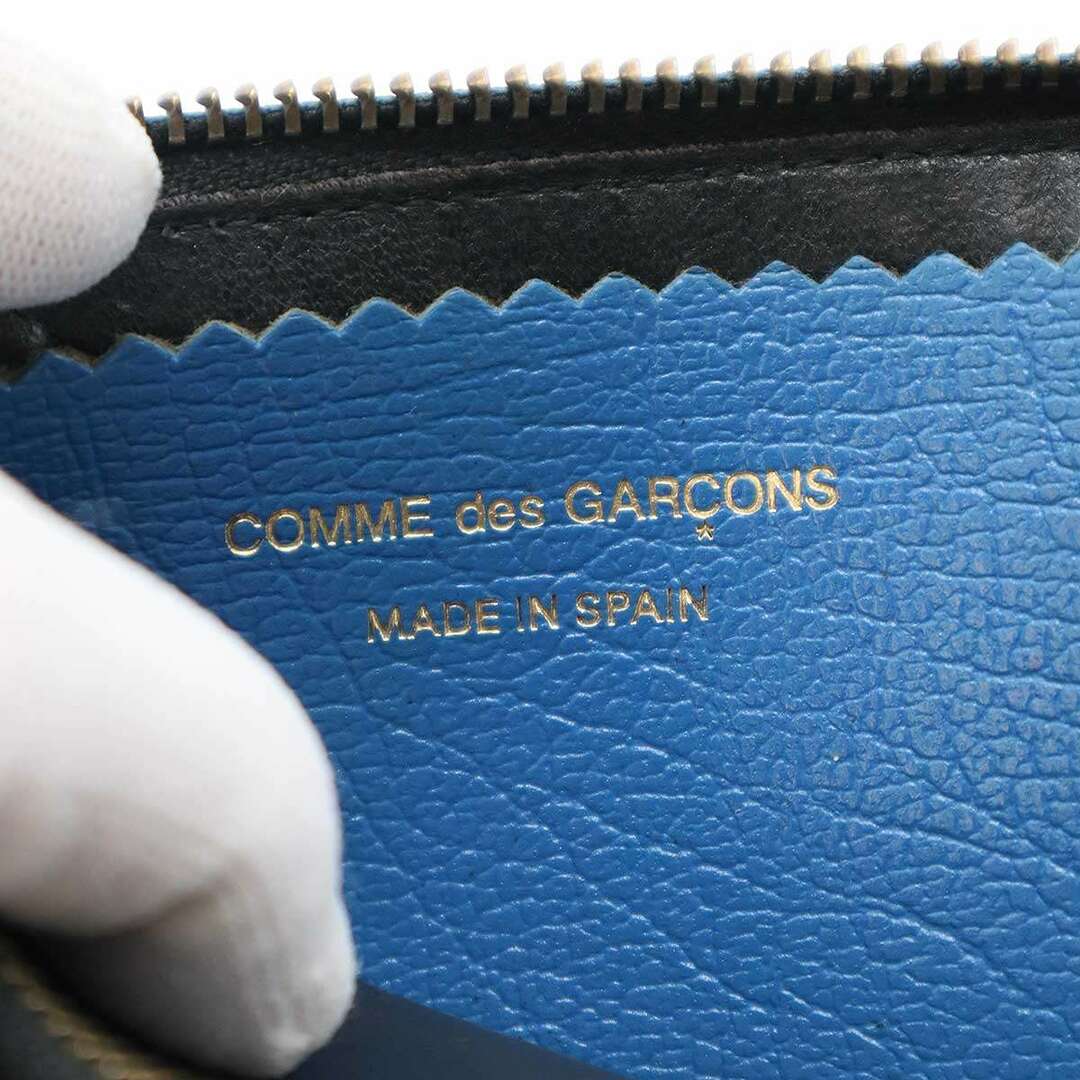 COMME des GARCONS(コムデギャルソン)のCOMME des GARCONS コムデギャルソン Lジップレザーコインケース ブラック メンズのファッション小物(折り財布)の商品写真