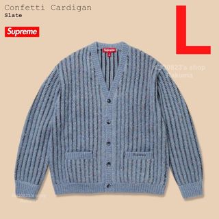 Supreme - Supreme Confetti Cardigan Slate カーディガン L