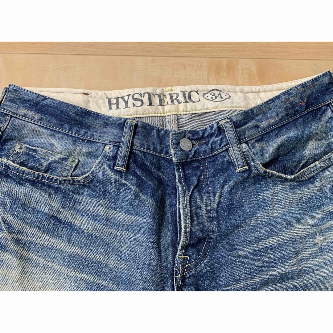 HYSTERIC GLAMOUR(ヒステリックグラマー)の【値引中】HYSTERIC GLAMOUR ダメージ加工デニム レディースのパンツ(デニム/ジーンズ)の商品写真