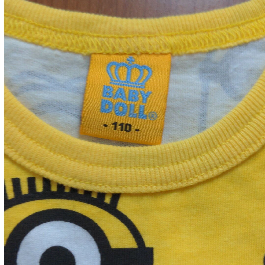 BABYDOLL(ベビードール)のミニオン Tシャツ 110 キッズ/ベビー/マタニティのキッズ服女の子用(90cm~)(Tシャツ/カットソー)の商品写真