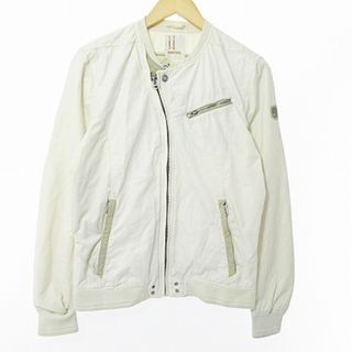 ディーゼル(DIESEL)のディーゼル DIESEL ブルゾン ミリタリー ジャケット ジップアップ 白 S(ブルゾン)