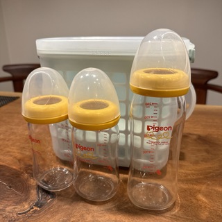 レック(LEC)のピジョン母乳実感哺乳瓶、LEC 3way 消毒ケース(哺乳ビン用消毒/衛生ケース)