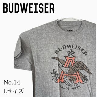 【新品】バドワイザーTシャツ メンズL No.14(Tシャツ/カットソー(半袖/袖なし))