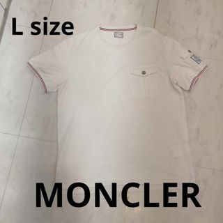 モンクレール(MONCLER)の★美品★MONCLER gamme blue　マグリア　Tシャツ　白　ロゴ(Tシャツ/カットソー(半袖/袖なし))