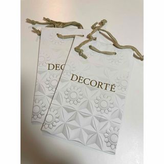 コスメデコルテ(COSME DECORTE)のDECORTE ショップ袋2枚(ショップ袋)