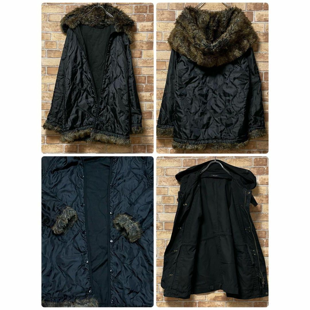 EGOIST(エゴイスト)のエゴイスト　インナー付き　ファイヤーマンジャケット　黒　ブラック　古着女子　1. レディースのジャケット/アウター(ブルゾン)の商品写真
