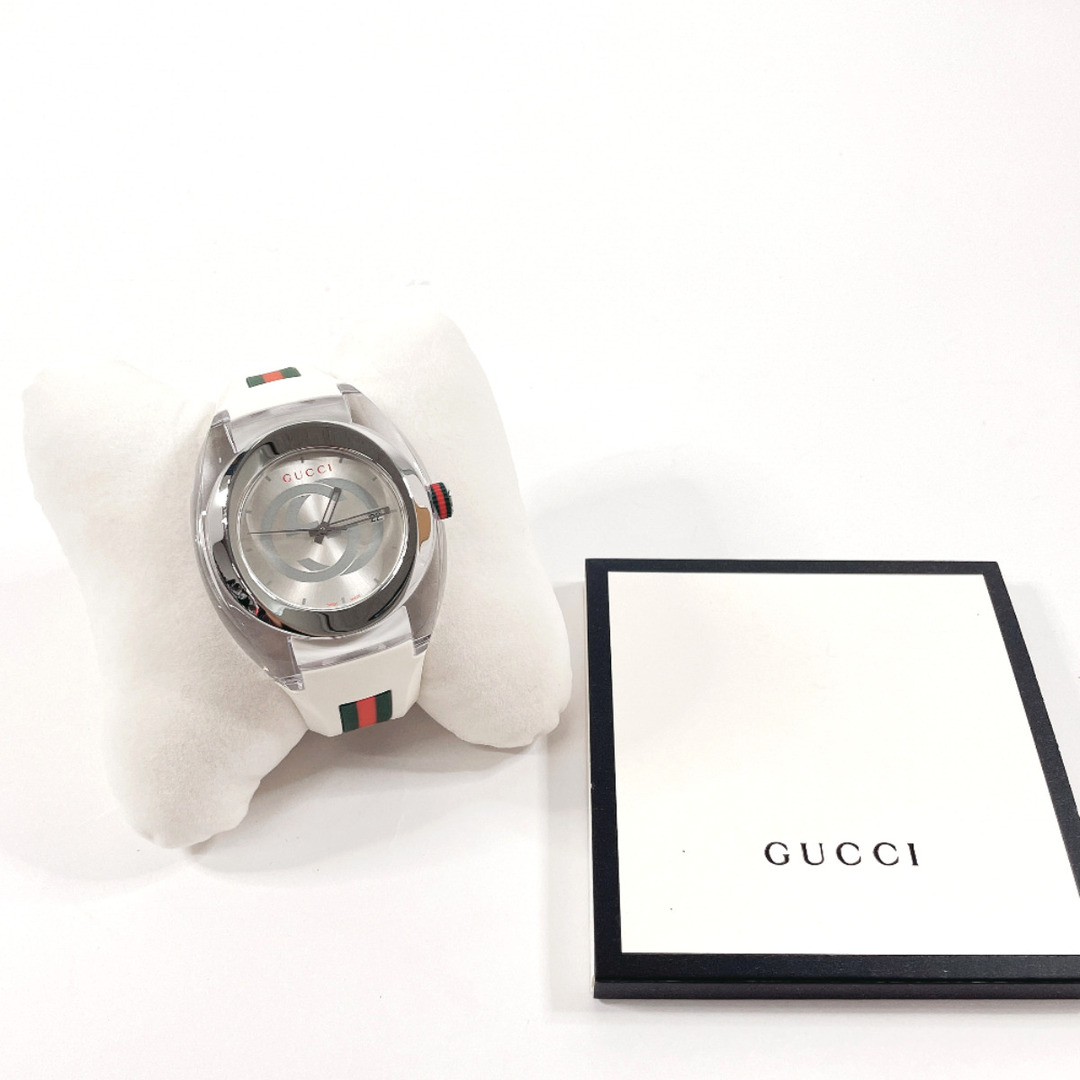 Gucci(グッチ)のグッチ 腕時計 シンク  137.1 シルバー メンズの時計(腕時計(アナログ))の商品写真