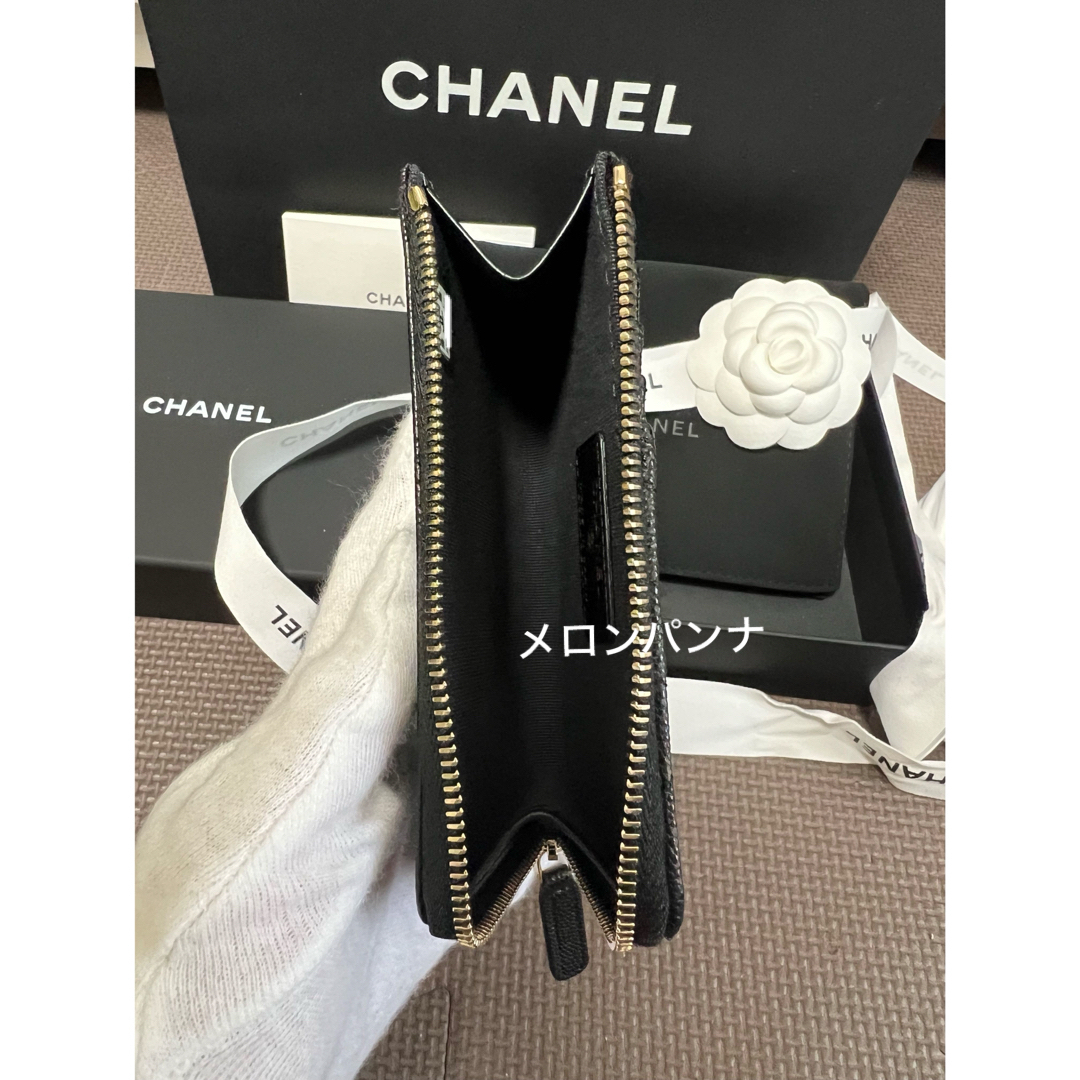 CHANEL(シャネル)の新品 CHANEL 24S フラグメント カードケース 財布 キャビアスキン レディースのファッション小物(財布)の商品写真