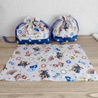 🌸SALE🌸パウパト　パウパトロール　お弁当袋　コップ袋　ランチョンマット(ランチボックス巾着)