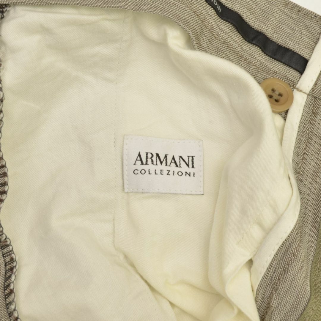 ARMANI COLLEZIONI(アルマーニ コレツィオーニ)の【ARMANICOLLEZIONI】PF5600 ストライプスラックスパンツ メンズのパンツ(スラックス)の商品写真