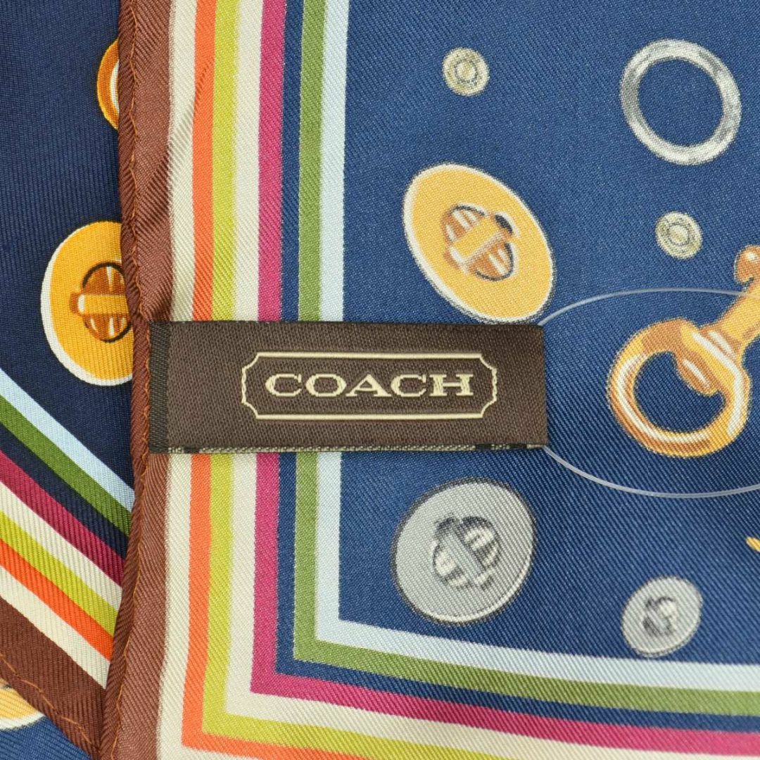 COACH(コーチ)の【COACH】総柄シルクストール レディースのファッション小物(ストール/パシュミナ)の商品写真