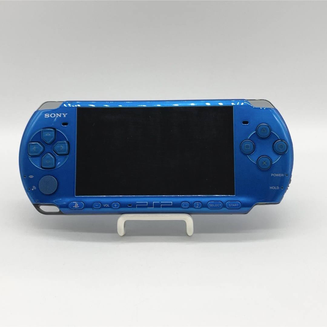 PlayStation Portable(プレイステーションポータブル)の【完品・動作品】PSP-3000 SONY ブルー VB 本体 ポータブル エンタメ/ホビーのゲームソフト/ゲーム機本体(携帯用ゲーム機本体)の商品写真