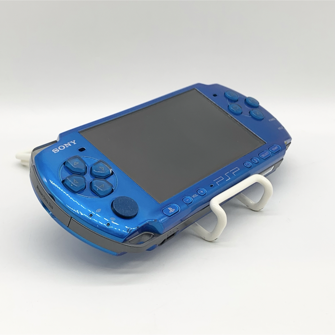 PlayStation Portable(プレイステーションポータブル)の【完品・動作品】PSP-3000 SONY ブルー VB 本体 ポータブル エンタメ/ホビーのゲームソフト/ゲーム機本体(携帯用ゲーム機本体)の商品写真