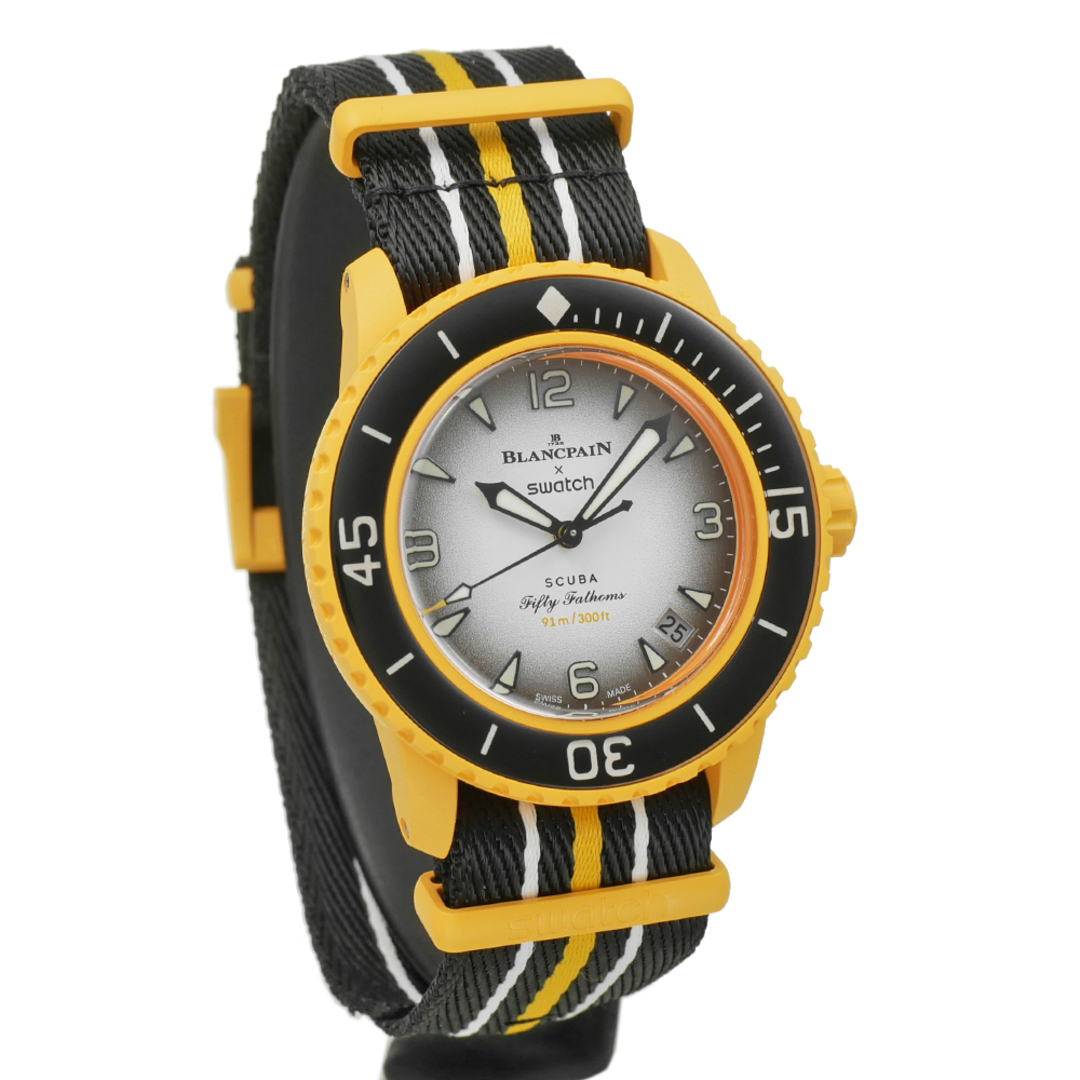 Blancpain X Swatch バイオセラミック スクーバ フィフティファゾムス パシフィック オーシャン Ref.SO35P100 未使用品 メンズ 腕時計 メンズの時計(腕時計(アナログ))の商品写真