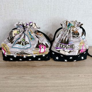 🌸SALE🌸トイストーリー　お弁当袋　コップ袋(ランチボックス巾着)