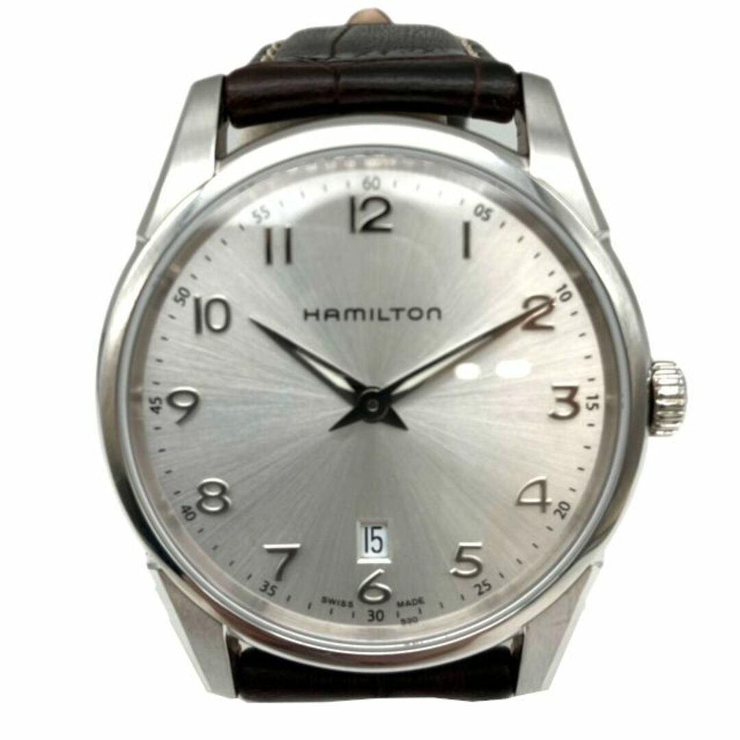 Hamilton(ハミルトン)のHAMILTON ハミルトン ジャズマスター クォーツ 腕時計 アナログ レザー H385111 メンズの時計(腕時計(アナログ))の商品写真