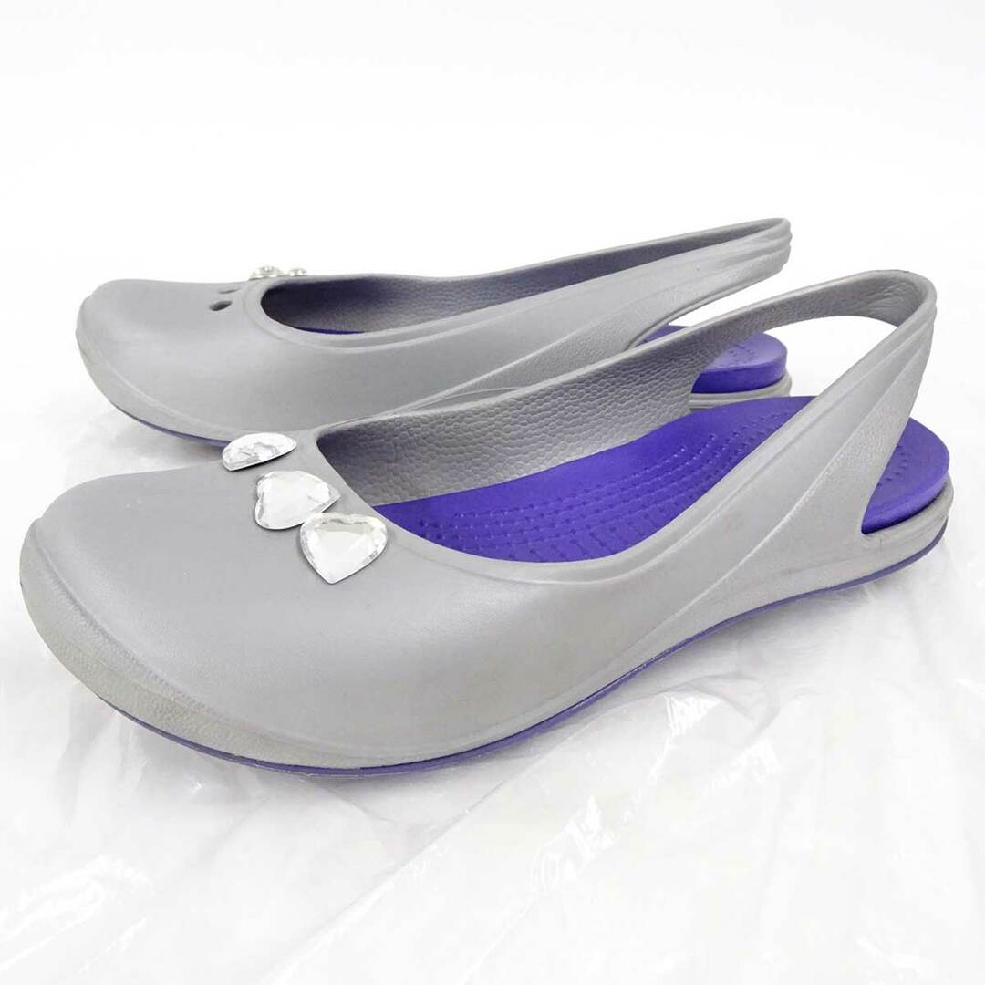 crocs(クロックス)のクロックス マリンディ サンダル カジュアルシューズ フラットシューズ W7 23cm グレー レディース crocs レディースの靴/シューズ(その他)の商品写真