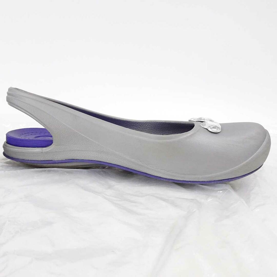 crocs(クロックス)のクロックス マリンディ サンダル カジュアルシューズ フラットシューズ W7 23cm グレー レディース crocs レディースの靴/シューズ(その他)の商品写真