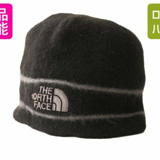 ザノースフェイス(THE NORTH FACE)のノースフェイス ウール ニット キャップ ベビー 50 cm 程 帽子 黒 THE NORTH FACE アウトドア ビーニー ニット帽 ワッチ ブラック 赤ちゃん(帽子)