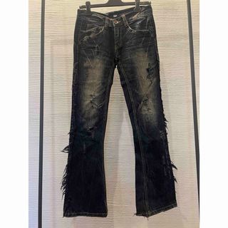 GLAD NEWS - Archive 00s GLADNEWS gimmick flare Denim