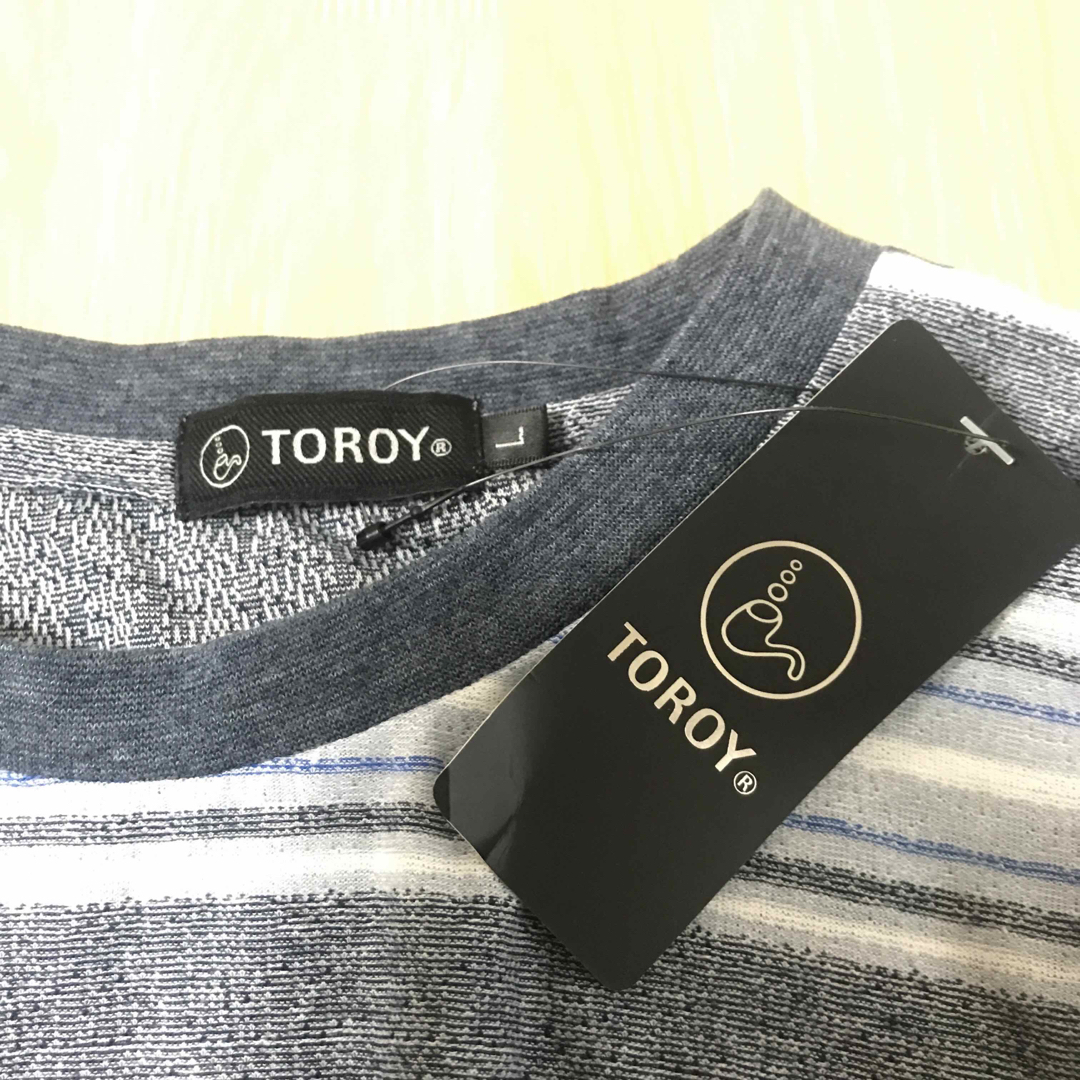 TOROY(トロイ)の未使用タグ付き　TOROY トロイ　メンズ　Lサイズ メンズのトップス(Tシャツ/カットソー(半袖/袖なし))の商品写真