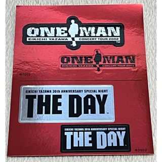 ヤザワコーポレーション(Yazawa)の矢沢永吉 メタリックステッカー 2002 ONE MAN THE DAY(ミュージシャン)