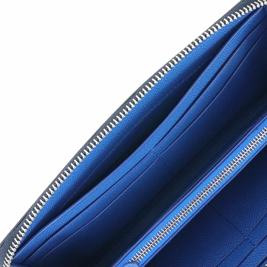 Dunhill(ダンヒル)のダンヒル ラウンドファスナー 長財布 メンズ ネイビー ブルー 新品 96201 メンズのファッション小物(長財布)の商品写真