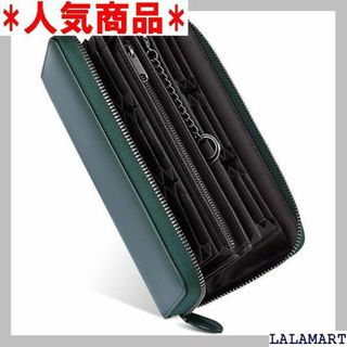 DAHONGPAO 財布 メンズ 長財布 20枚カード 水 Green 398(その他)