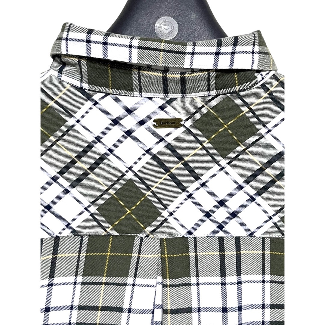 Barbour(バーブァー)の匿名発送　美品　バブアー　チェックデザインネルシャツ　サイズ38 レディースのトップス(シャツ/ブラウス(長袖/七分))の商品写真