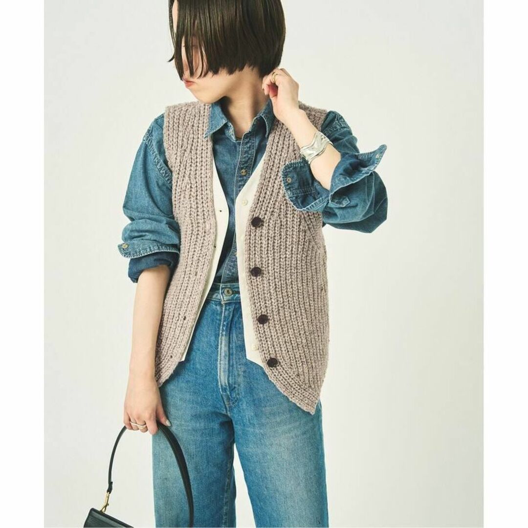 Plage(プラージュ)の新品 Plage Layered Knit ベスト 23AW 今季新作 レディースのトップス(ベスト/ジレ)の商品写真