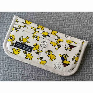 スヌーピー(SNOOPY)のハンドメイド　ぺたんこ財布　スヌーピー　ウッドストック(財布)