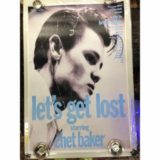 Let's Get Lost/2/chet baker 大判ポスター フレーム付(印刷物)