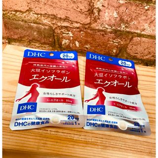 ディーエイチシー(DHC)の2袋DHC 20日分 大豆イソフラボン エクオール(20粒)(その他)