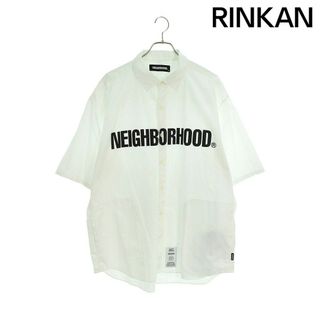 ネイバーフッド(NEIGHBORHOOD)のネイバーフッド  221SPNH-SHM04 ロゴプリント半袖シャツ メンズ L(シャツ)