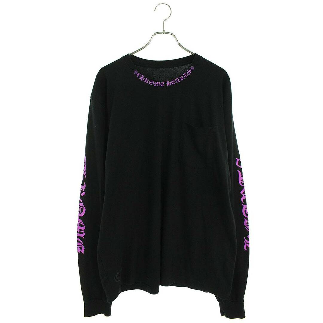 Chrome Hearts(クロムハーツ)のクロムハーツ  CH L/S /1 ネックロゴアームプリント長袖カットソー メンズ XL メンズのトップス(Tシャツ/カットソー(七分/長袖))の商品写真