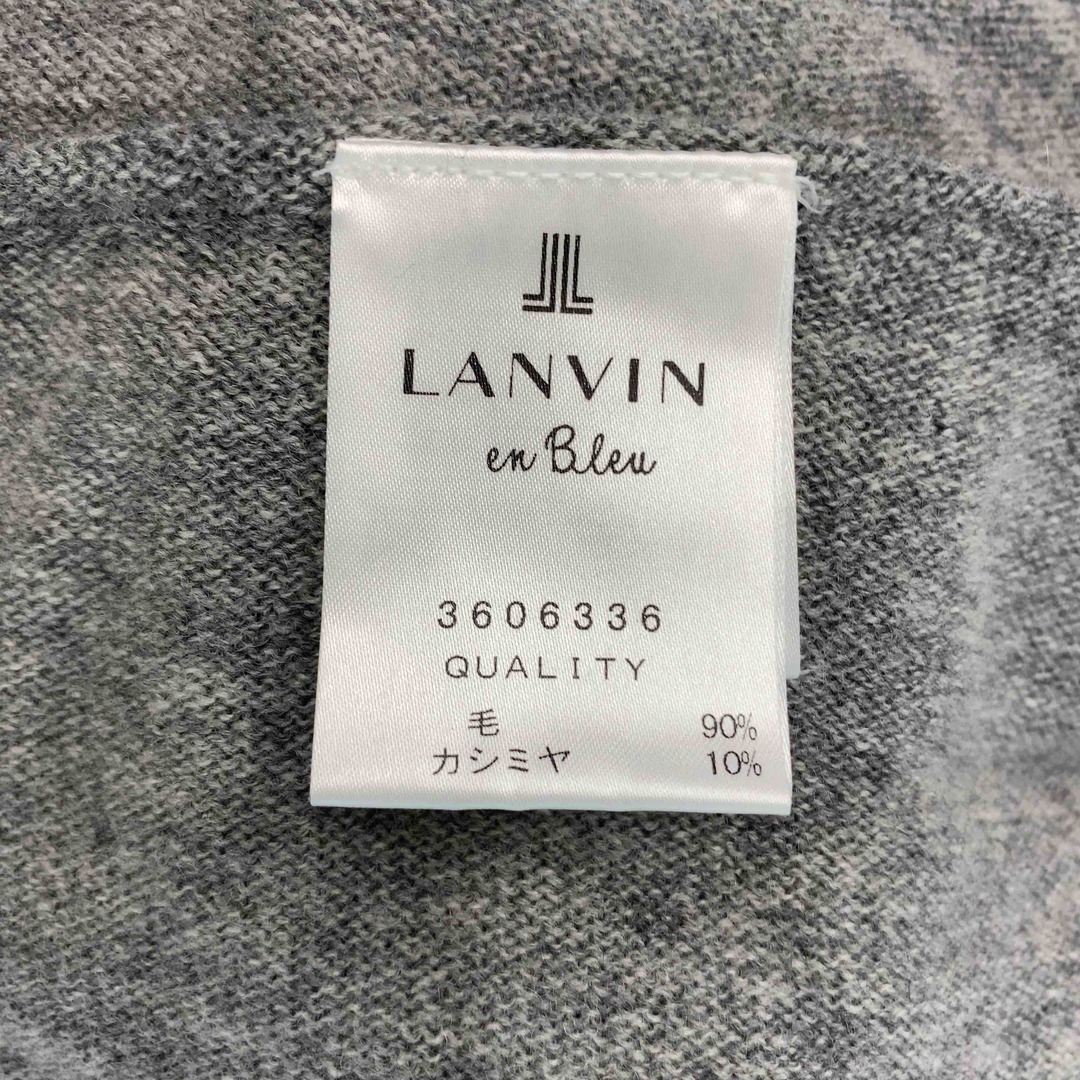 LANVIN en Bleu(ランバンオンブルー)のLANVIN en Bleu ランバンオンブルー レディース ニットワンピース レディースのワンピース(ひざ丈ワンピース)の商品写真