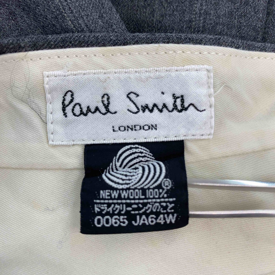 Paul Smith(ポールスミス)のPaul Smith ポールスミス メンズ スラックスパンツ　２タック　ウール100％　グレー メンズのパンツ(スラックス)の商品写真