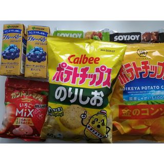 カルビー - ジュース お菓子詰め合わせセット まとめ売り ポテチ ソイジョイ 遠足 非常食