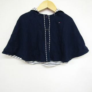 トミーヒルフィガー(TOMMY HILFIGER)のトミーヒルフィガー ポンチョ ベビーマント アウター ベビー 男の子用 OSサイズ ネイビー TOMMY HILFIGER(ジャケット/コート)