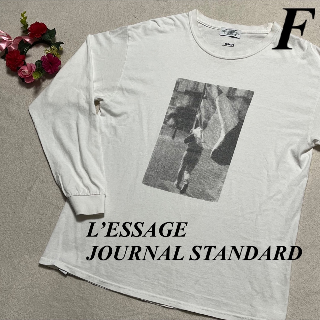 JOURNAL STANDARD(ジャーナルスタンダード)のL’ESSAGE JOURNAL STANDARD ♡長袖シャツ　プリント　F レディースのトップス(Tシャツ(長袖/七分))の商品写真