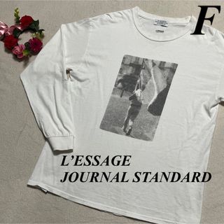 ジャーナルスタンダード(JOURNAL STANDARD)のL’ESSAGE JOURNAL STANDARD ♡長袖シャツ　プリント　F(Tシャツ(長袖/七分))