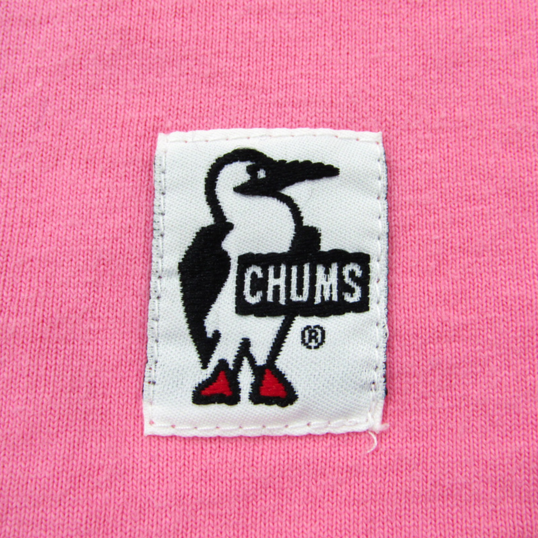 CHUMS(チャムス)のチャムス 半袖Tシャツ ブービーフェイスTシャツ キッズ 男の子用 Sサイズ ピンク CHUMS キッズ/ベビー/マタニティのキッズ服男の子用(90cm~)(Tシャツ/カットソー)の商品写真