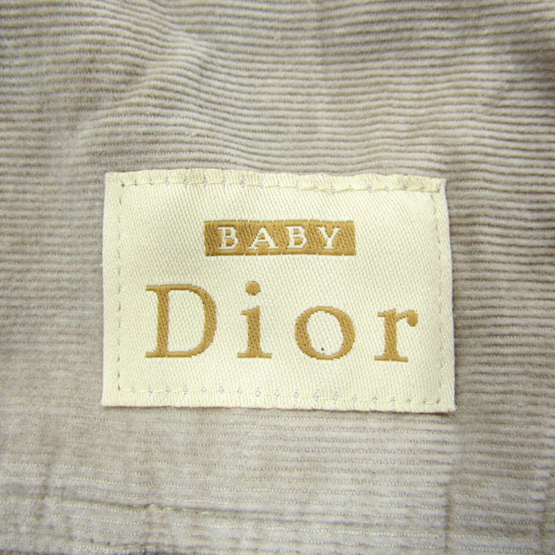 Dior(ディオール)のディオール 長袖シャツ コーデュロイ 日本製 キッズ 男の子用 95サイズ ブラウン Dior キッズ/ベビー/マタニティのキッズ服女の子用(90cm~)(その他)の商品写真