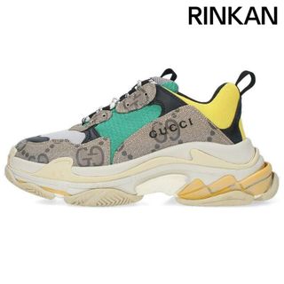 バレンシアガ ×グッチ GUCCI TRIPLE S TRAINERS トリプルエスレースアップスニーカー メンズ 40 | フリマアプリ ラクマ