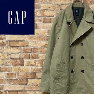 ギャップ(GAP)のGAP　オールドギャップ　ジャケット　トレンチ　ダブル　コットン　ベージュ　M(トレンチコート)