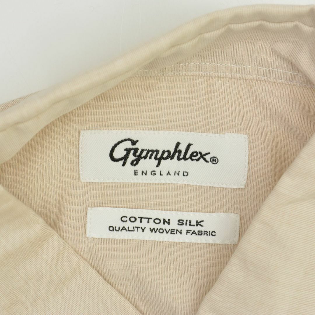 GYMPHLEX(ジムフレックス)の【Gymphlex】CSB コットンシルクブロード ワイドボタンダウンシャツ レディースのトップス(シャツ/ブラウス(長袖/七分))の商品写真